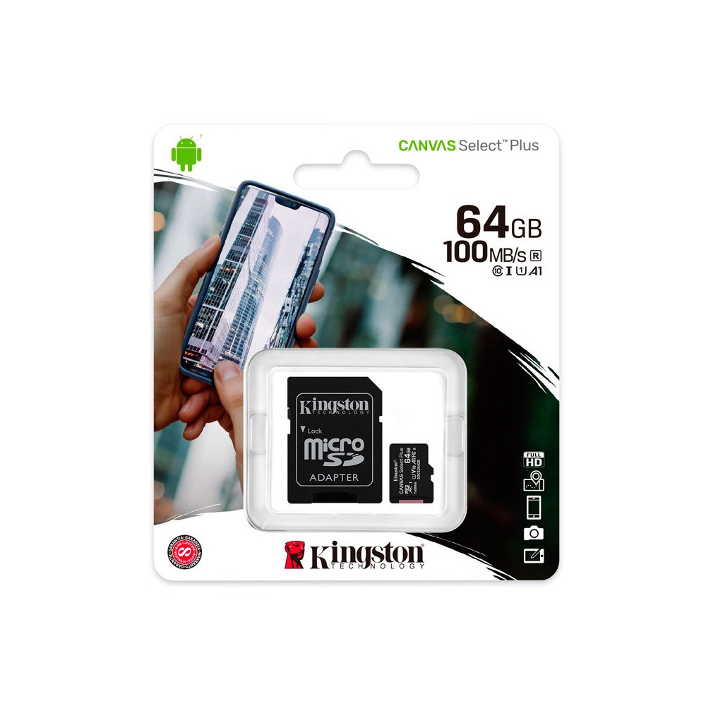 TARJETA DE MEMORIA MICRO SD KINGSTON 64G 3.0